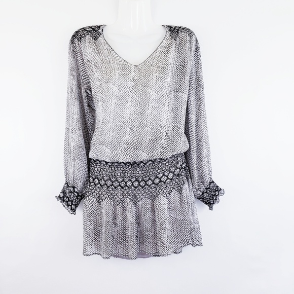 🚫SOLD🚫 Ulla Johnson Anika Smock Silk Dress - Picture 3 of 8